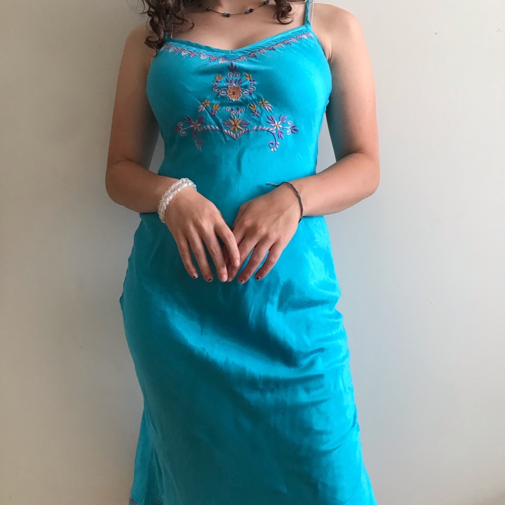 Bright Blue Summer Dress